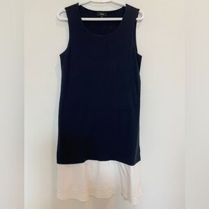 Theory Navy/White Dress Size M